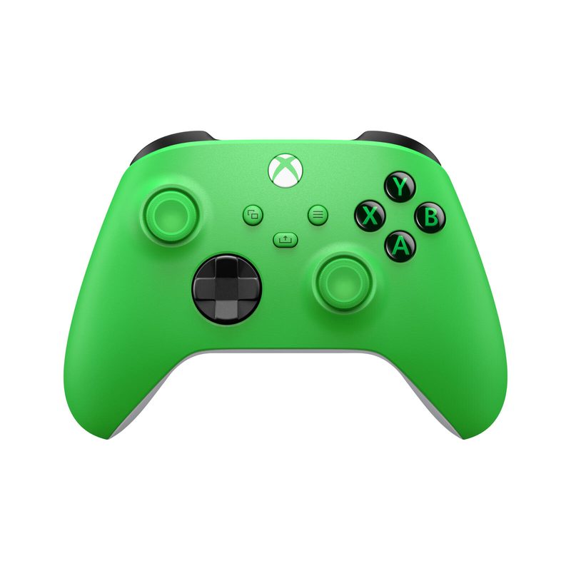 Manette sans fil Microsoft Xbox Velocity Green pour PC, Xbox One, Series, Series S, Series X, Android et iOS