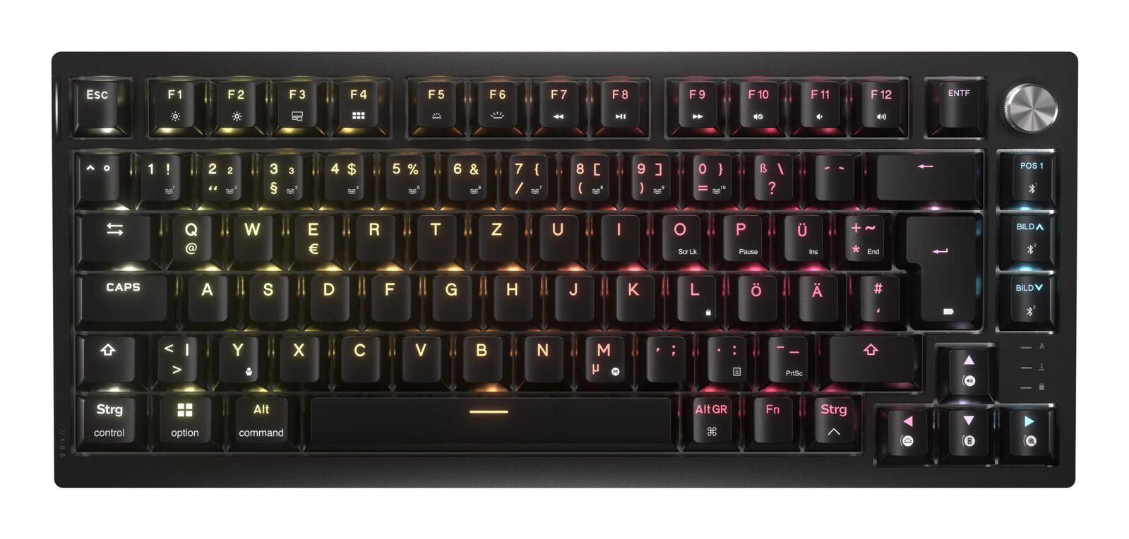 Corsair K65 PLUS Clavier gaming sans fil - AZERTY Français - Noir