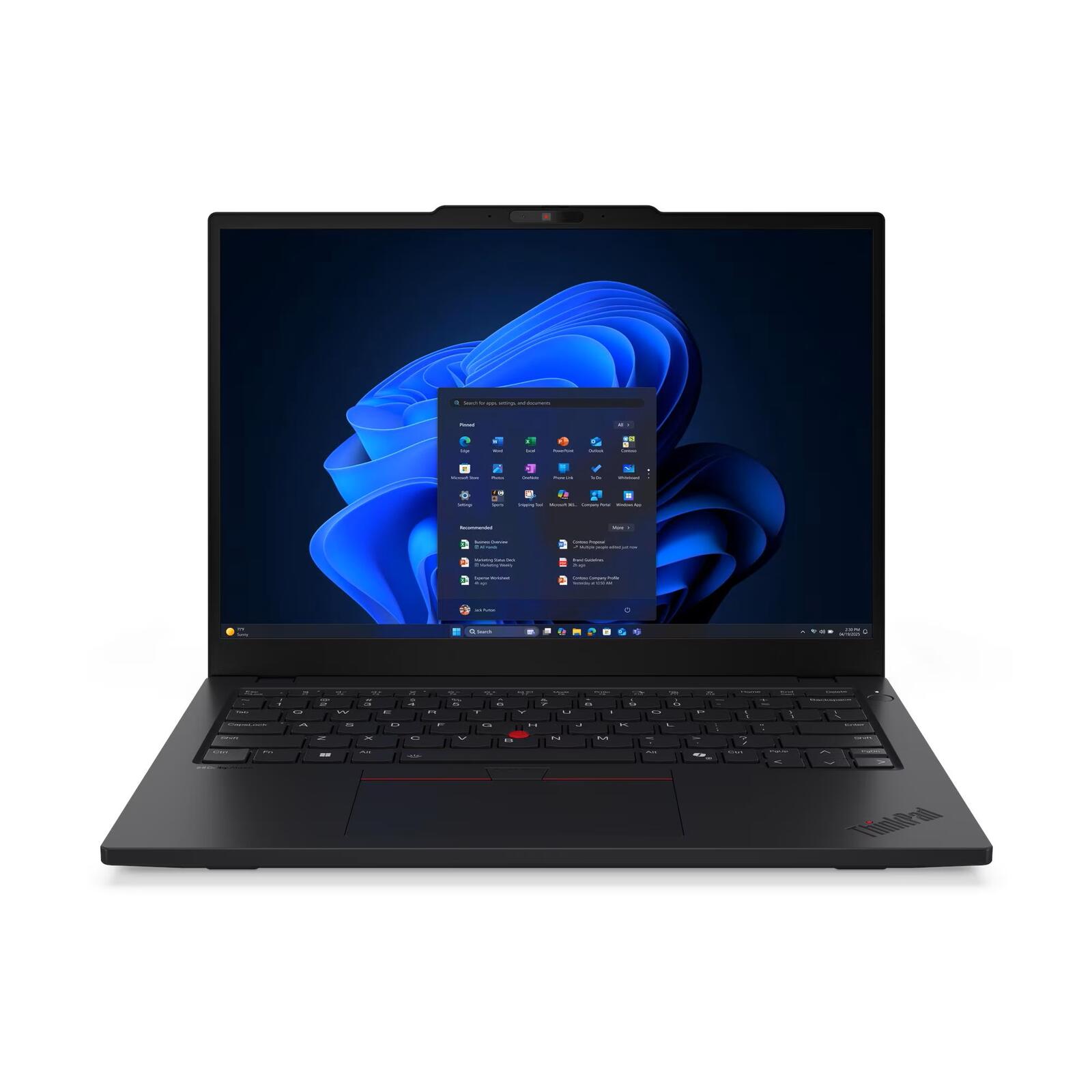 Ordinateur portable Lenovo 21R50006GE - 33,8 cm (13,3 pouces) WUXGA - Intel® Core™ Ultra 5 225U - 16 Go RAM - 512 Go SSD - Clavier AZERTY - Intel®
