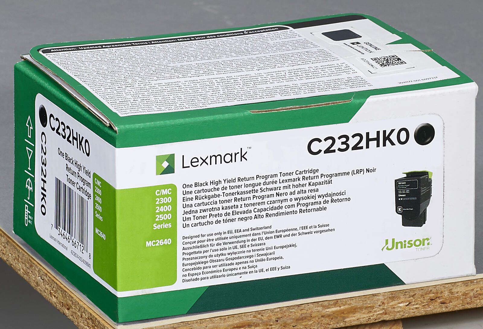 Cartouche de toner d'origine Lexmark - noir (C232HK0) pour C2325dw, C2425dw, C2535dw, MC2325adw, MC2425adw, MC2535adwe