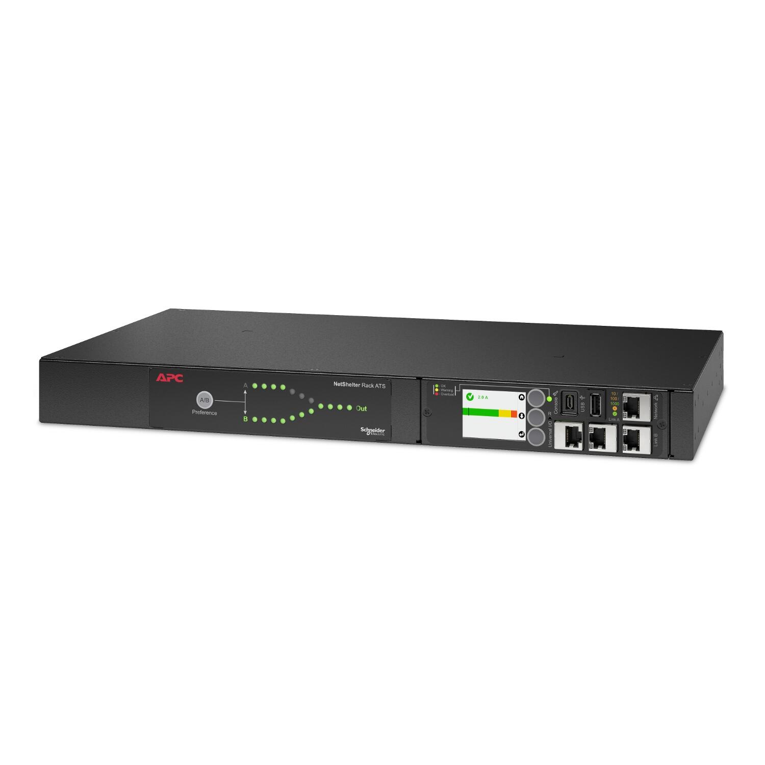 Commutateur de transfert automatique APC AP4421A Netshelter Rack