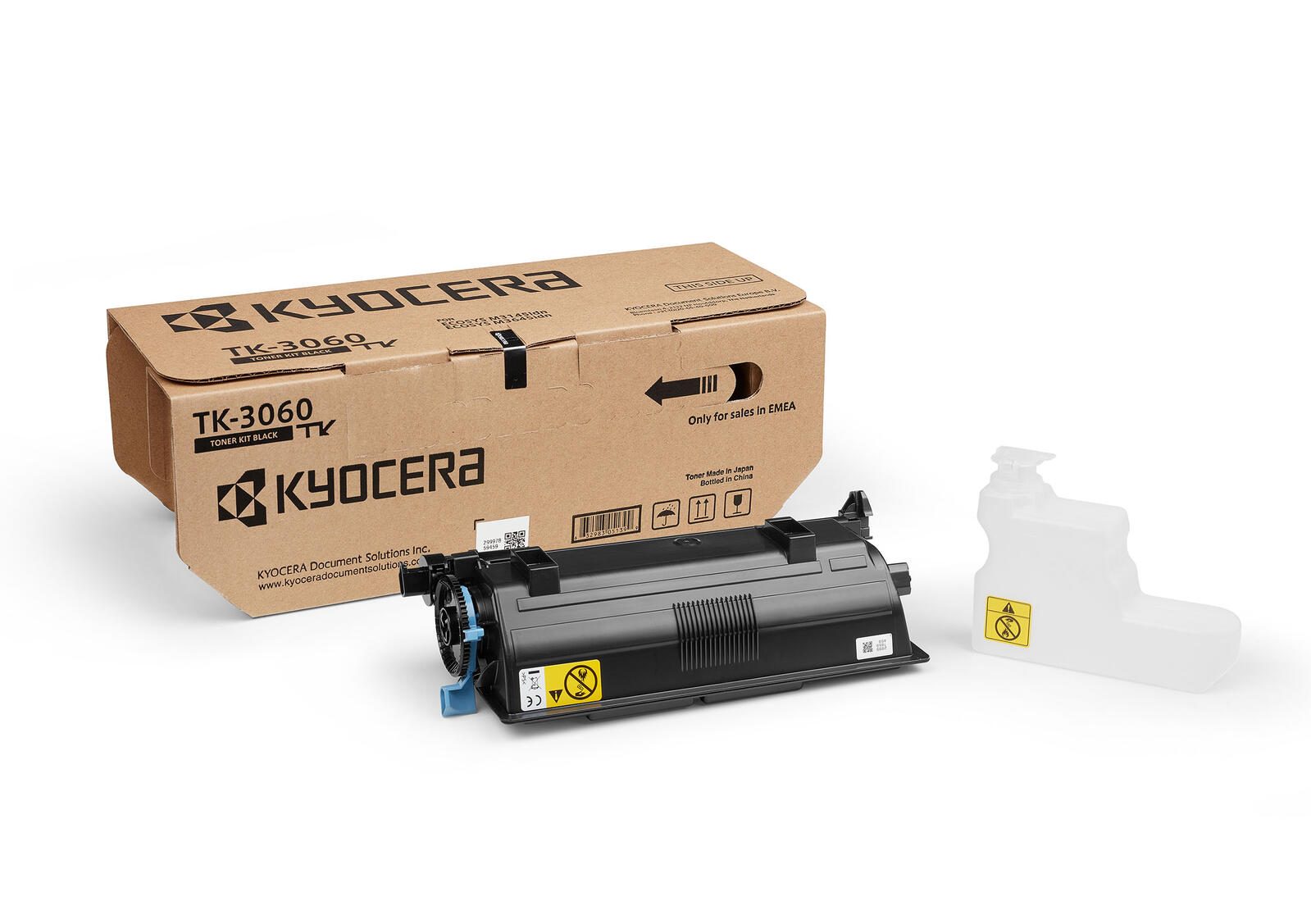 Toner noir Kyocera Original TK-3060 (14 500 pages) pour Ecosys M3145idn, M3645idn