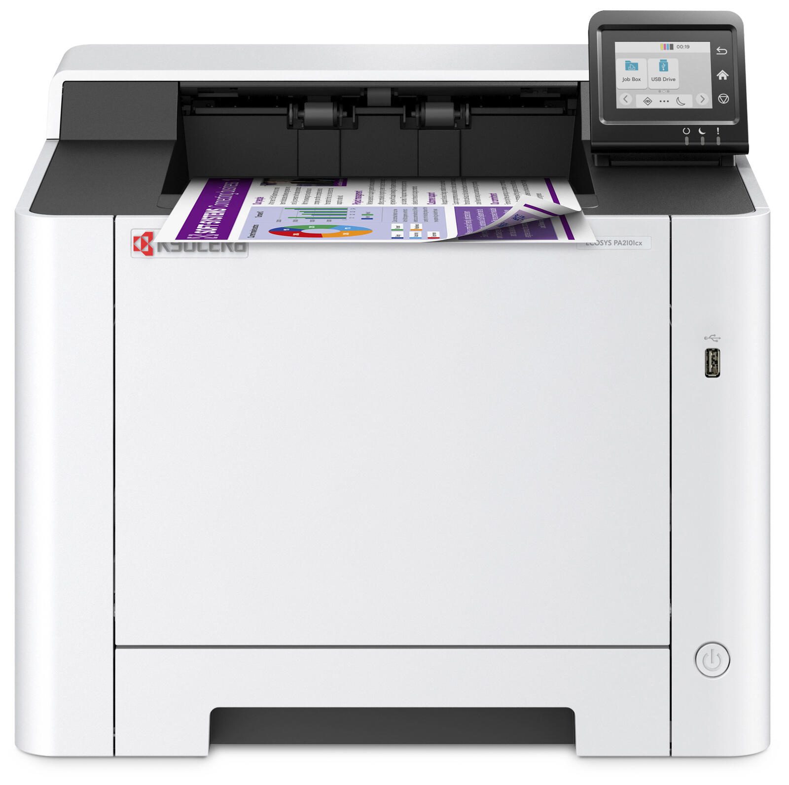 Kyocera ECOSYS PA2101cx/Plus+ - Imprimante laser couleur A4, USB, LAN, recto-verso
