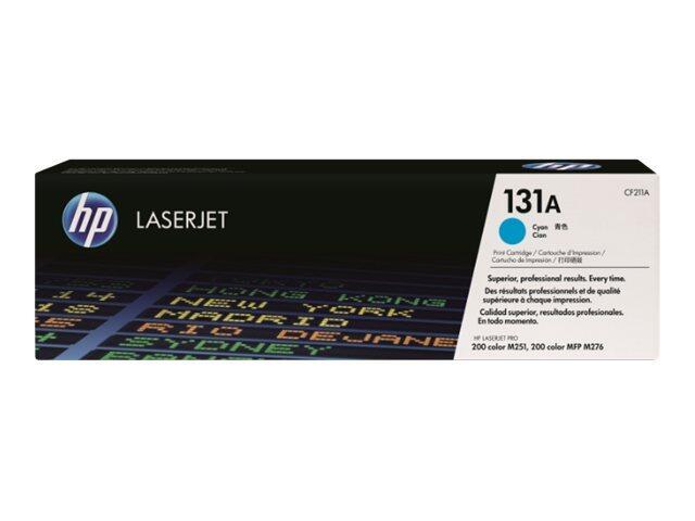 Cartouche de toner cyan HP Original 131A (CF211A) - 1 800 pages