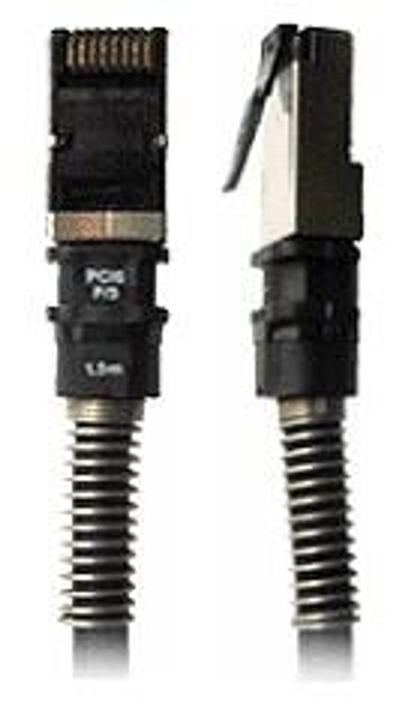 Patchsee Câble de raccordement PCI-6Patch, Cat. 6a, U/FTP, noir, 1,2 m Identification facile grâce à la détection de lumière brevetée
