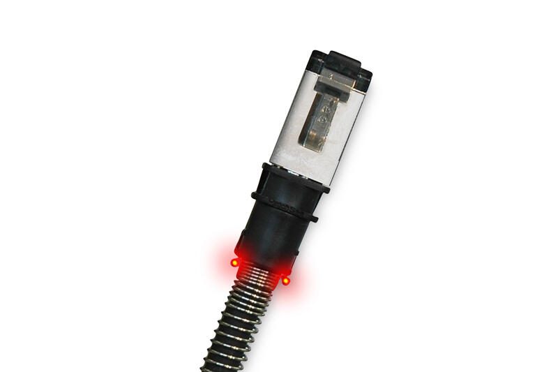 Patchsee Patchkabel PCI-6Patch, Cat. 6a, U/FTP, noir, 2,4 m Identification facile grâce à la détection de lumière brevetée