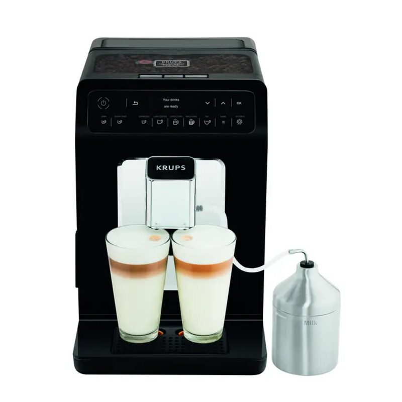 KRUPS EA891810 Evidence Machine à café automatique avec mousseur à lait - noir