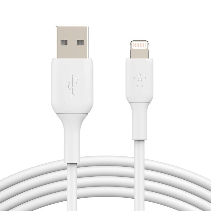 Câble Belkin BoostCharge 1 m Lightning/USB-A, blanc