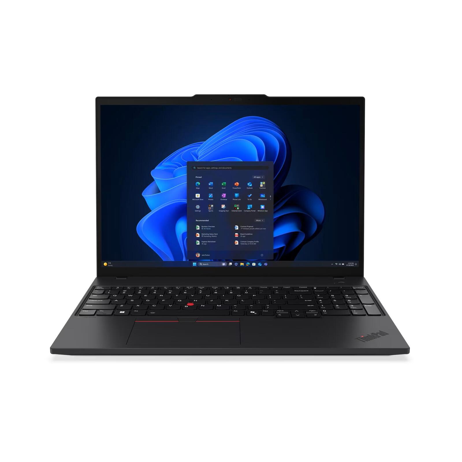 Ordinateur portable Lenovo ThinkPad T16 Gen 4 Intel® Core™ Ultra 5 225U 40,6 cm (16 pouces) 16 Go RAM, 512 Go SSD, WUXGA, Windows 11 Pro, prêt pour WWAN, écran non basse consommation