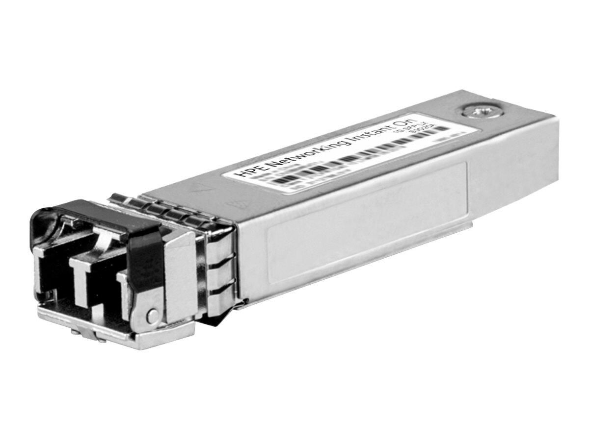 HPE Networking Instant On - Module émetteur-récepteur SFP (Mini-GBIC) - 1GbE 1000Base-LX, LC Monomode, jusqu'à 10 km