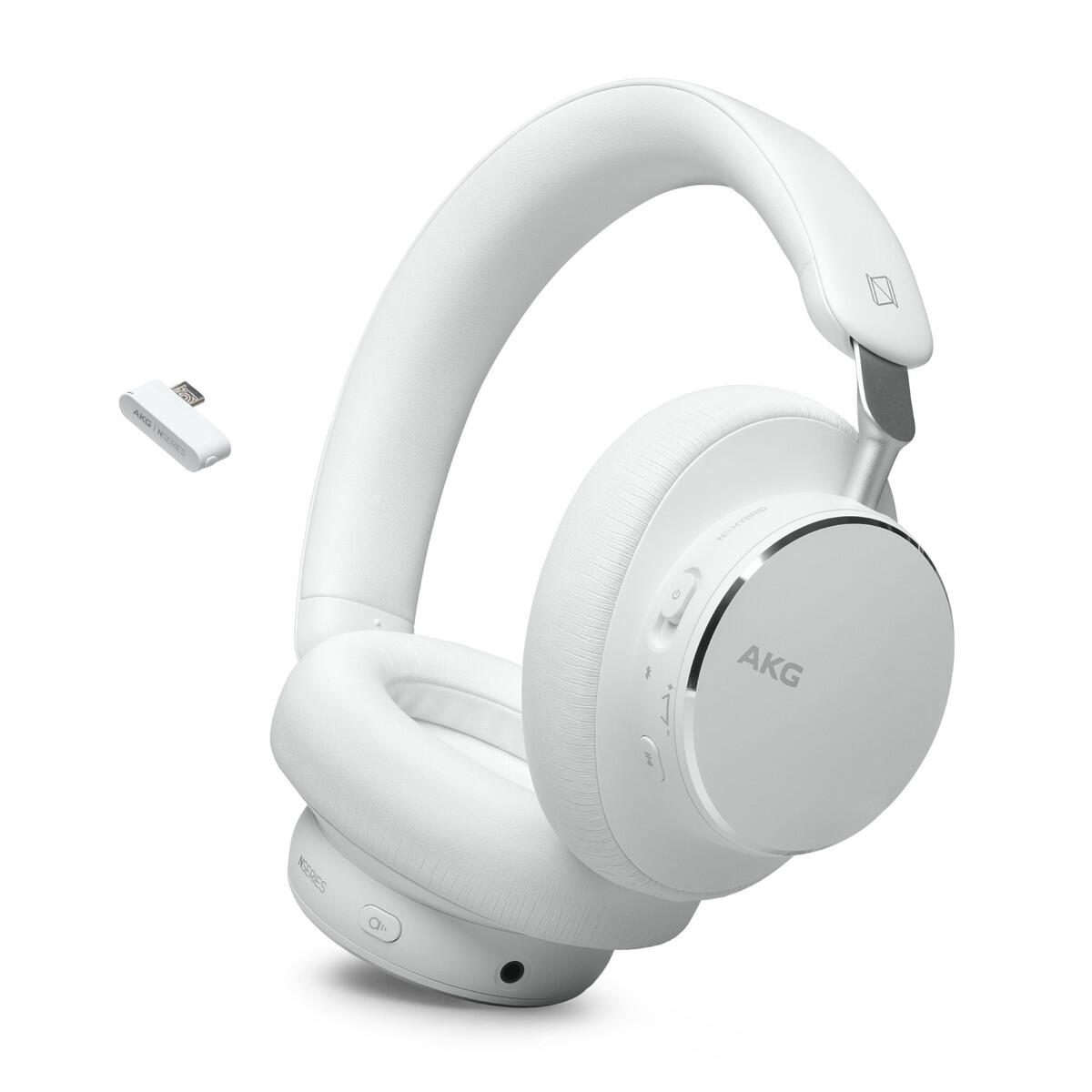 AKG N9 Hybrid Casque sans fil supra-auriculaire avec réduction de bruit - blanc