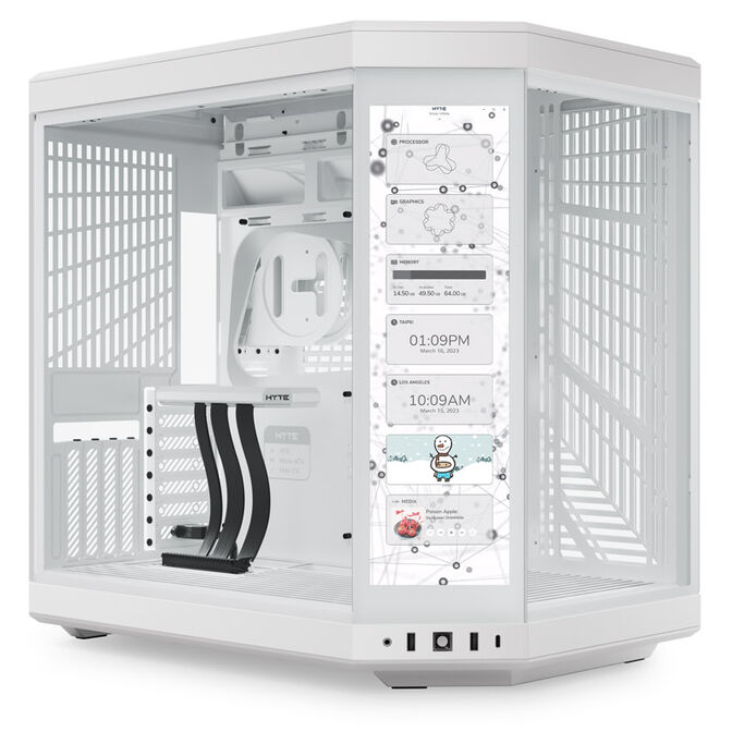 Hyte Y70 Midi Tower Touch - blanc