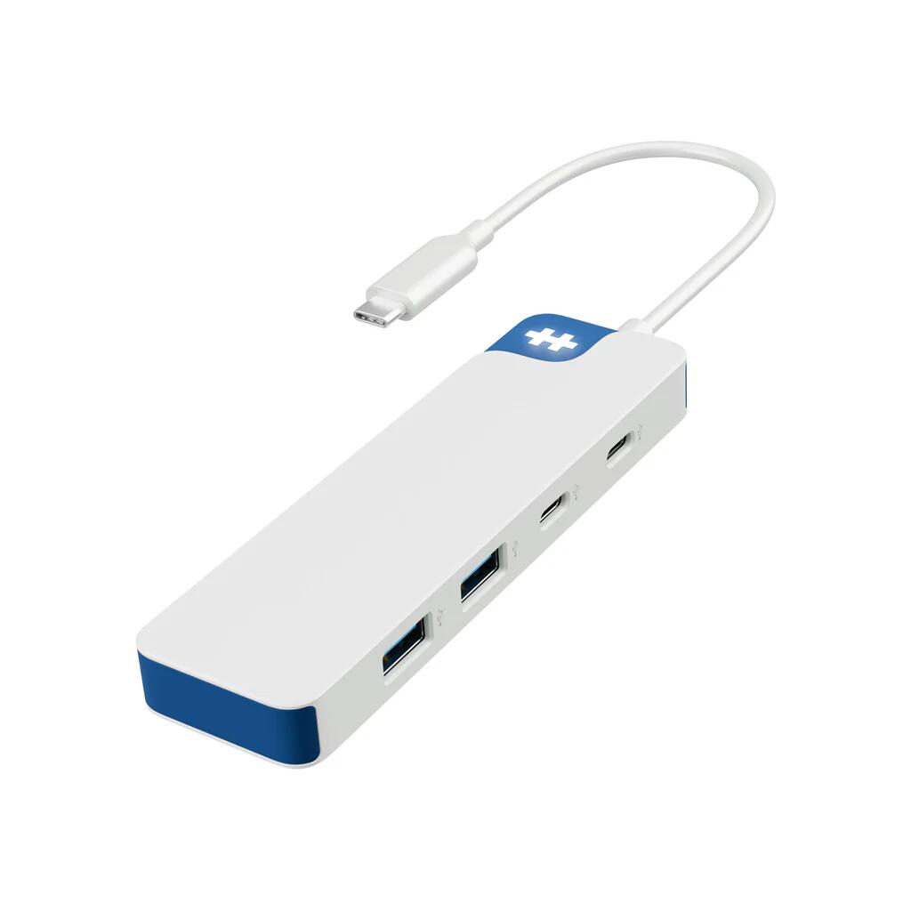 Hyper® HyperDrive Flex 4 Station d'accueil USB-C Combo Hub blanc/bleu