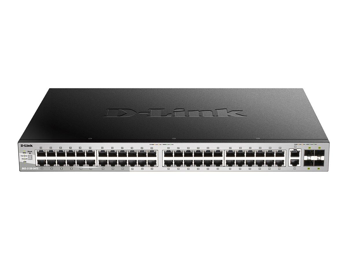 D-Link DGS-3130-54TS/E, commutateur empilable Layer 3 Gigabit 54 ports