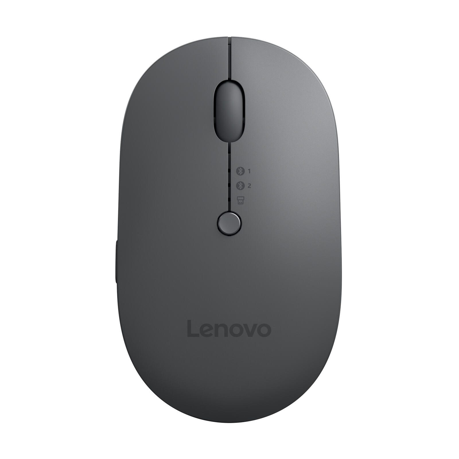 Souris Lenovo Multi-Device - X9 Edition - souris - 2,4 GHz Bluetooth 5.0 - gris tonnerre (haut) noir éclair (bas)