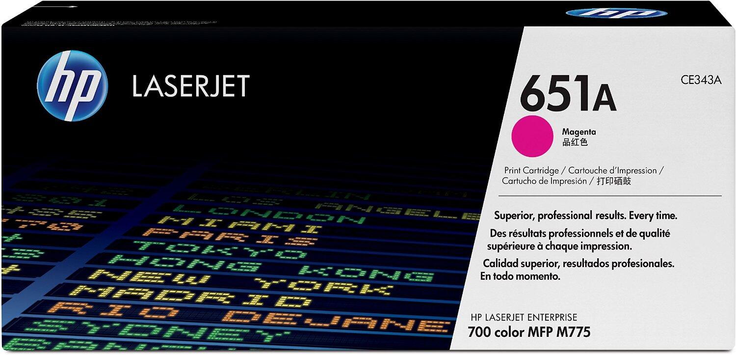 Cartouche de toner magenta HP Original 651A 16 000 pages (CE343A)