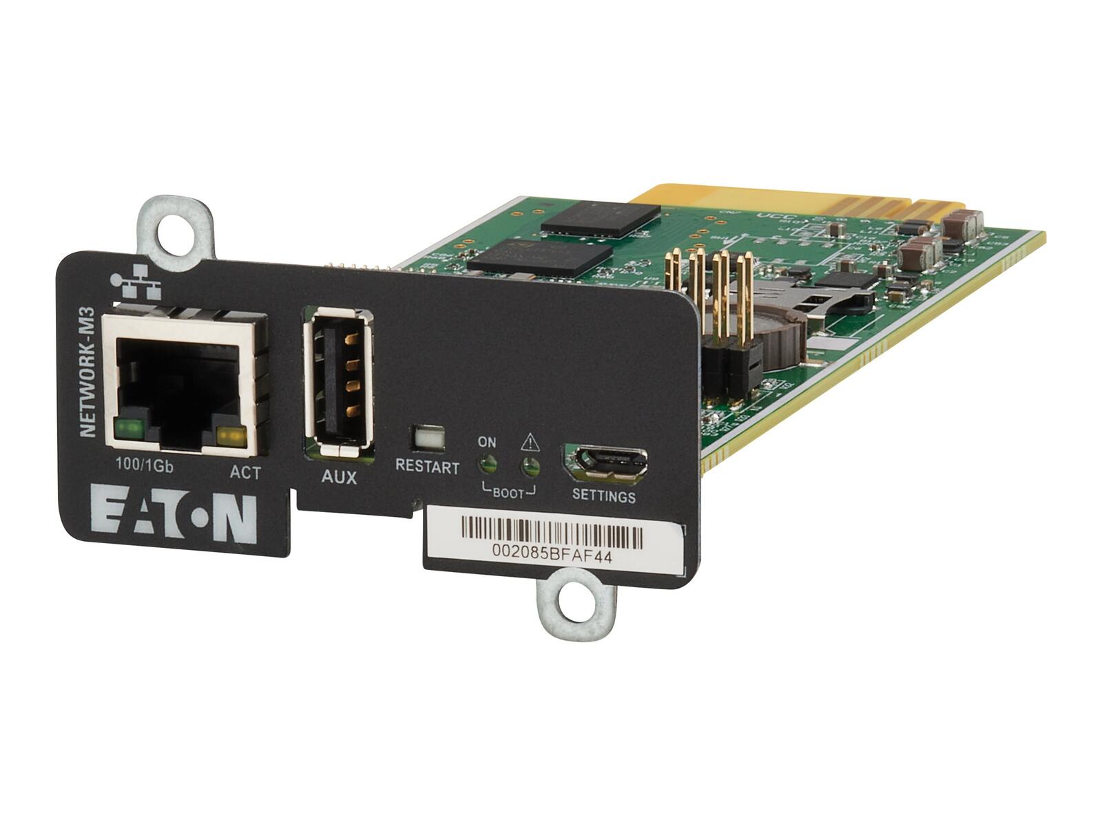 Carte réseau Eaton M3 1GB/s Mini-Slot pour onduleur monophasé USVNETWORK-M3