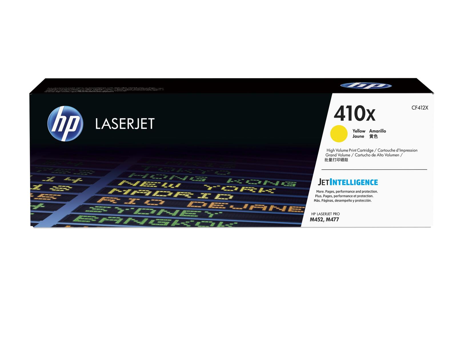 Cartouche de toner HP Original 410X - Jaune (CF412X)