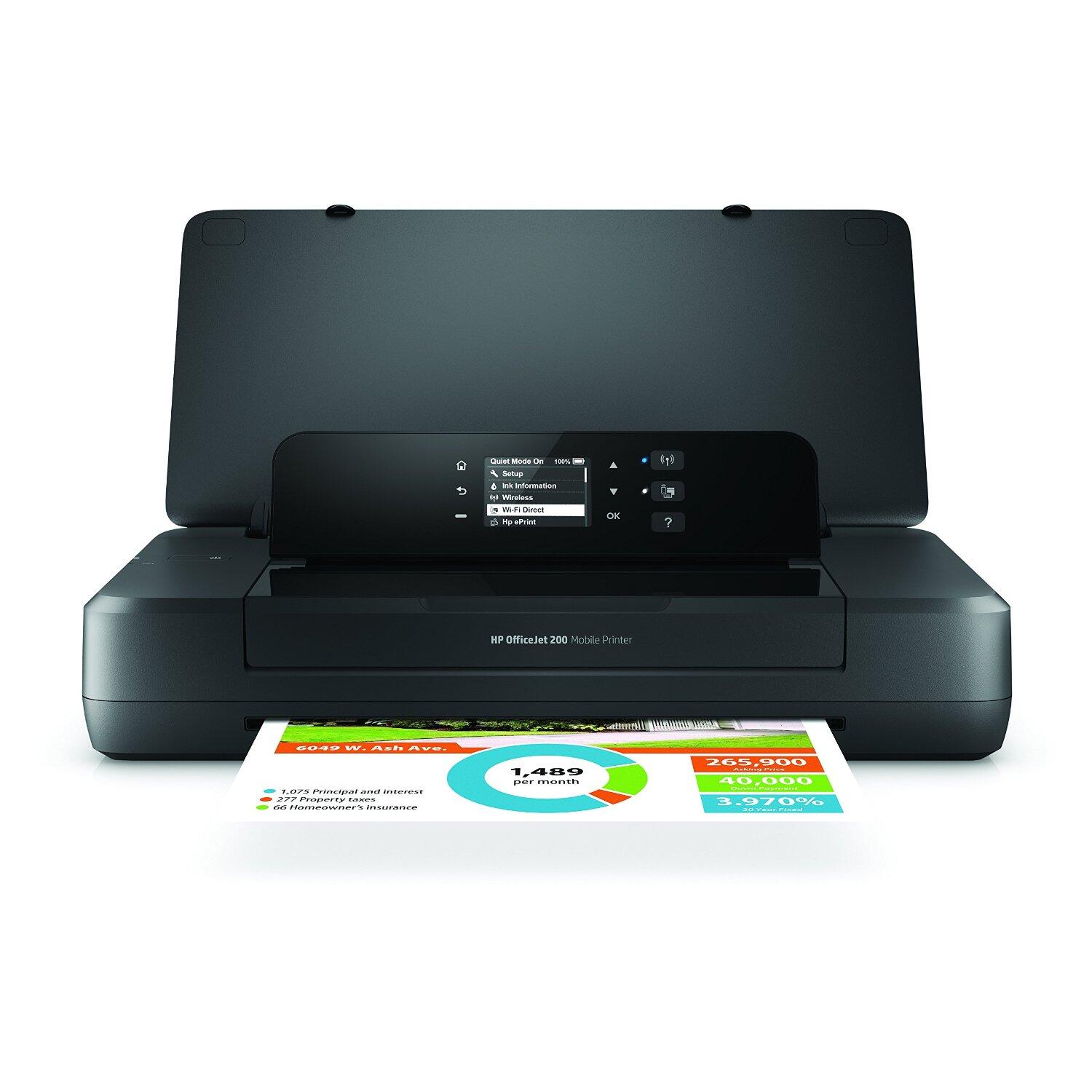 HP OfficeJet 200 Imprimante jet d'encre mobile A4, imprimante, ePrint, Apple AirPrint, USB, Wi-Fi