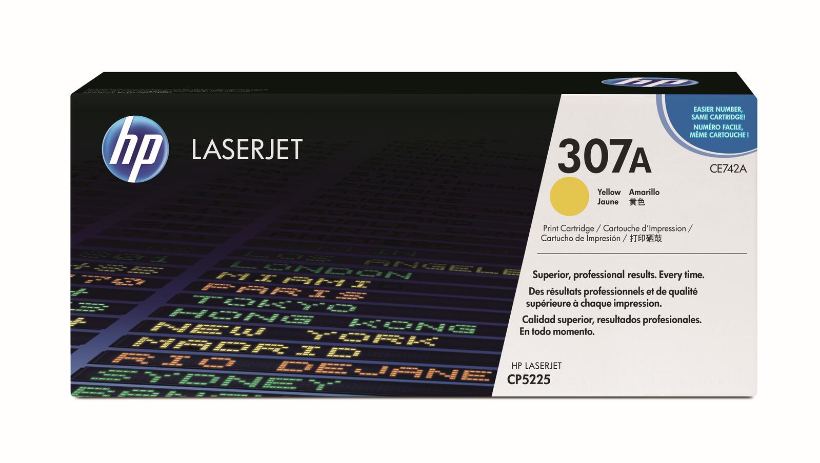 Cartouche de toner HP Original 307A jaune 7 300 pages (CE742A)