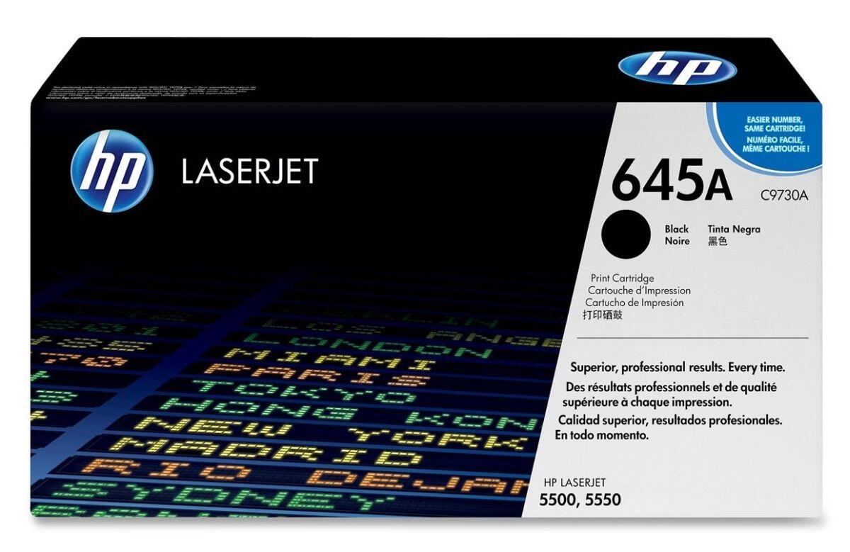 Cartouche de toner HP Original 645A noir 13 000 pages (C9730A)