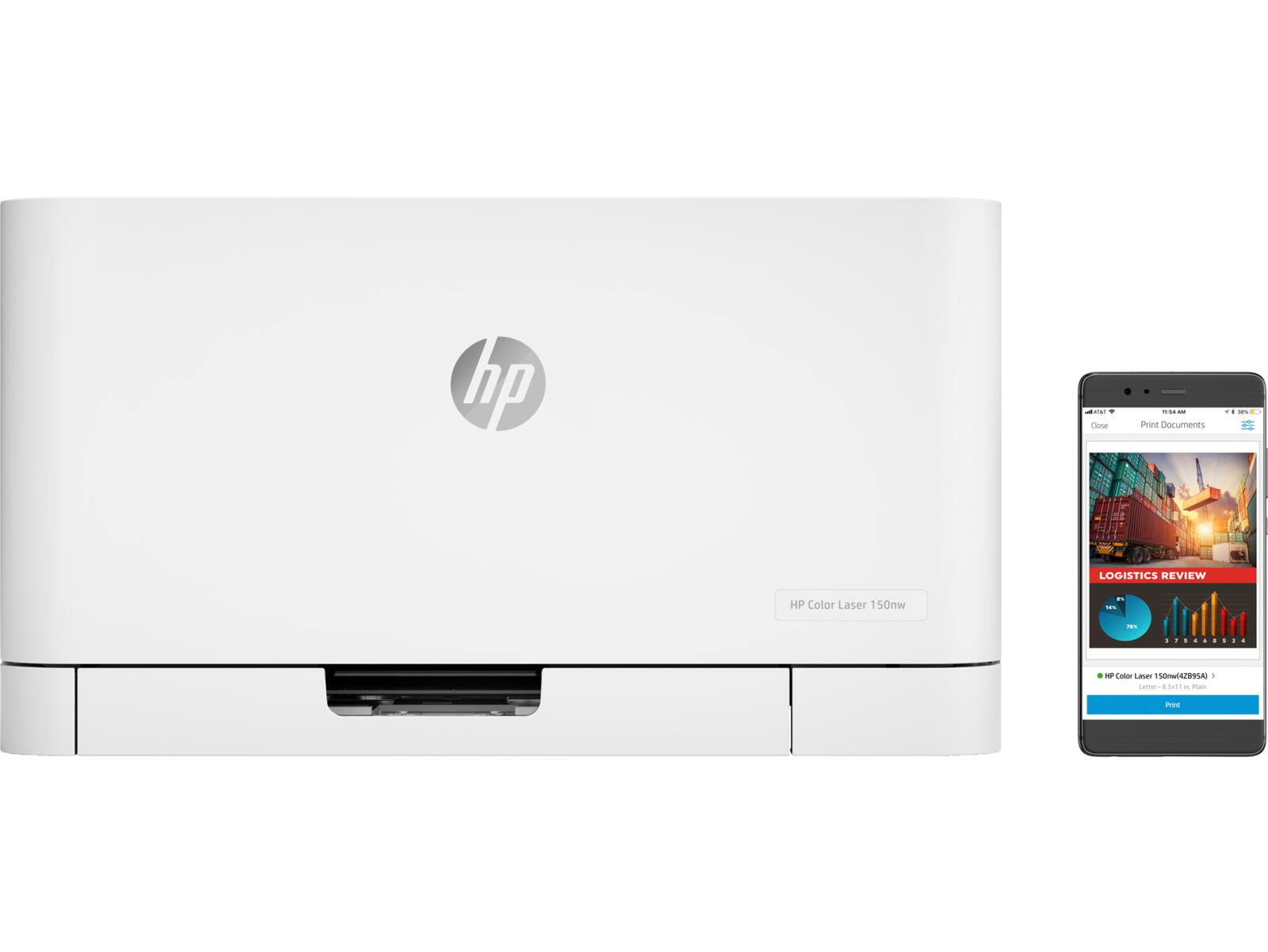 Imprimante laser couleur HP Color Laser 150nw A4, imprimante, USB, LAN, Wi-Fi