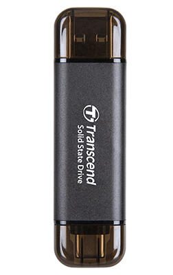 Transcend ESD310C SSD externe 512 Go USB-A (USB 3.2 Gen 2), USB-C® Noir TS512GESD310C