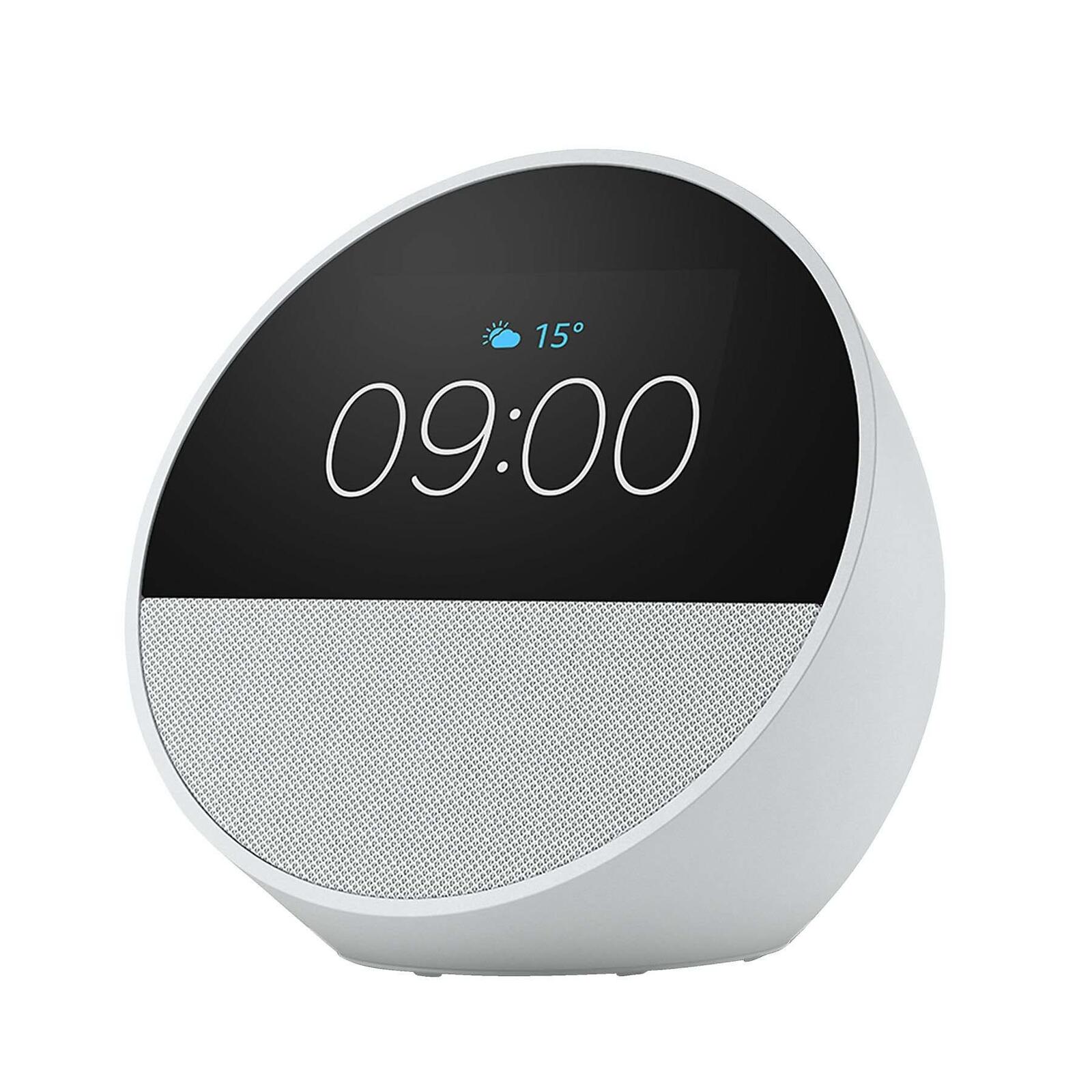Amazon Echo Spot (2024) - Enceinte connectée intelligente, blanc