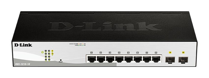 Switch D-Link DGS-1210-10P/E, 10 ports Layer2 Smart Managed PoE Gigabit