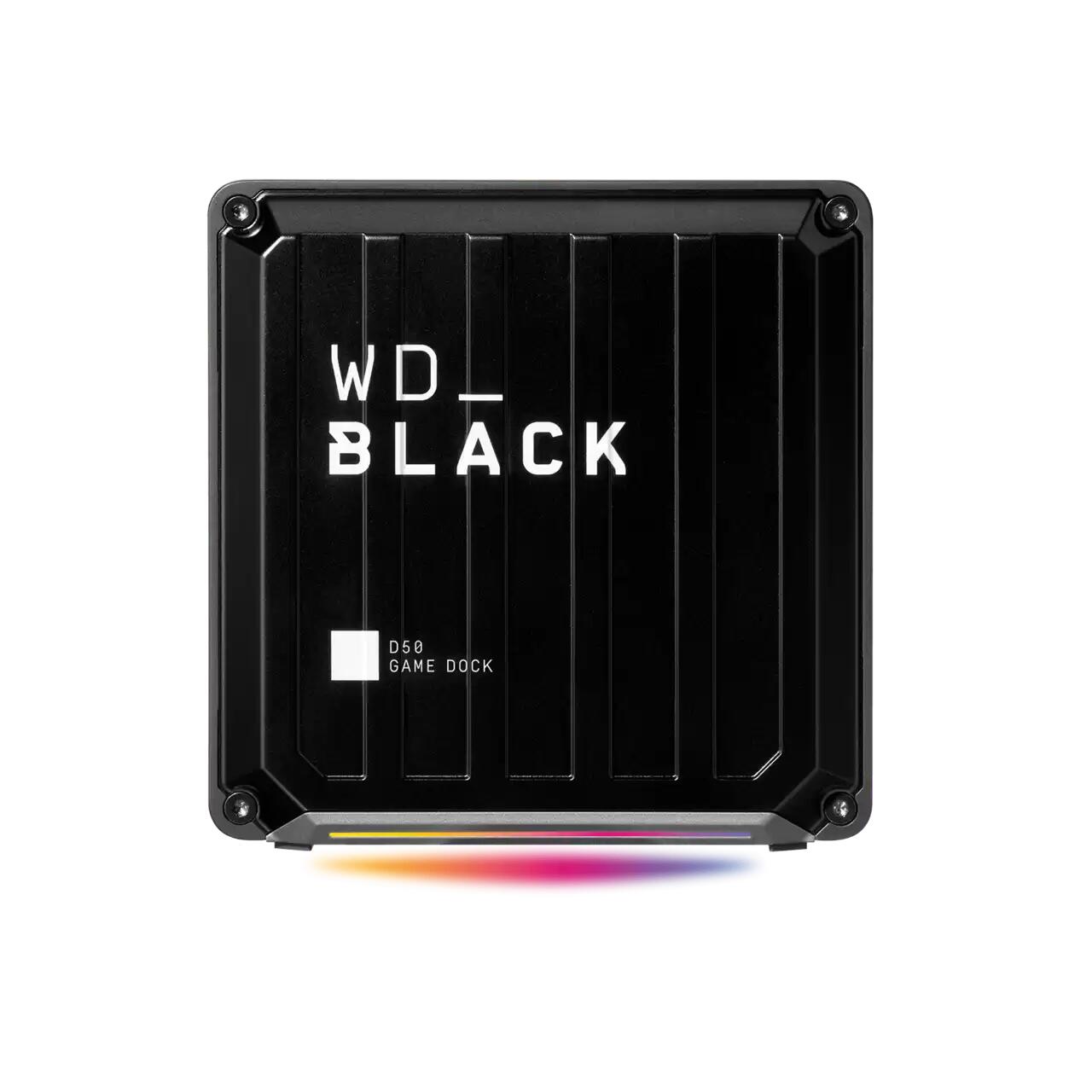 WD_BLACK™ D50 Game Dock - 1 To NVMe - Station d'accueil, USB-C/THUNDERBOLT™ 3, WDBA3U0010BBK-EESN