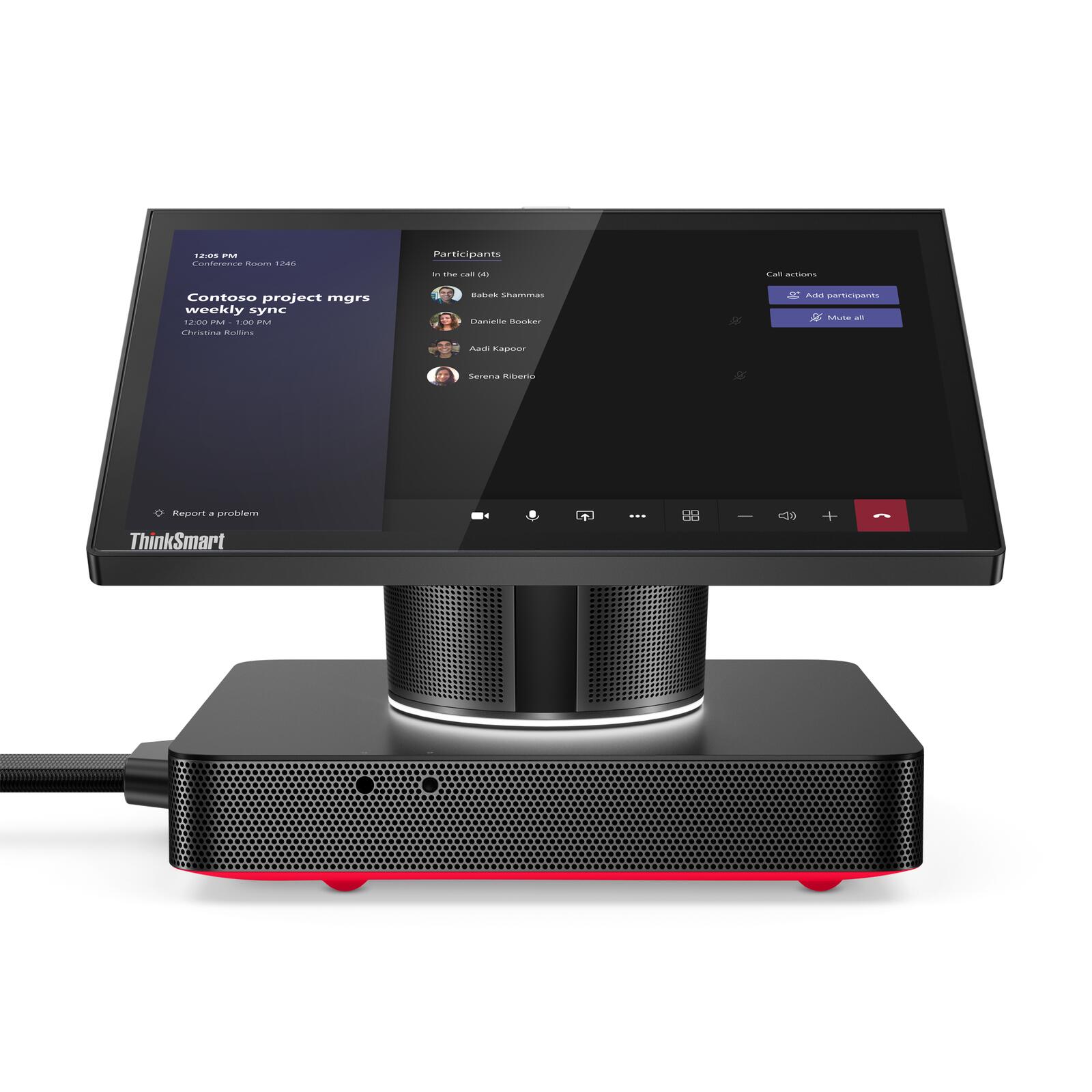 Lenovo ThinkSmart Hub pour Microsoft Teams Rooms Intel® Core™ i5-8365UE 25,6 cm (10,1") 16 Go RAM, 256 Go SSD, Full HD, Windows 11 IoT Enterprise