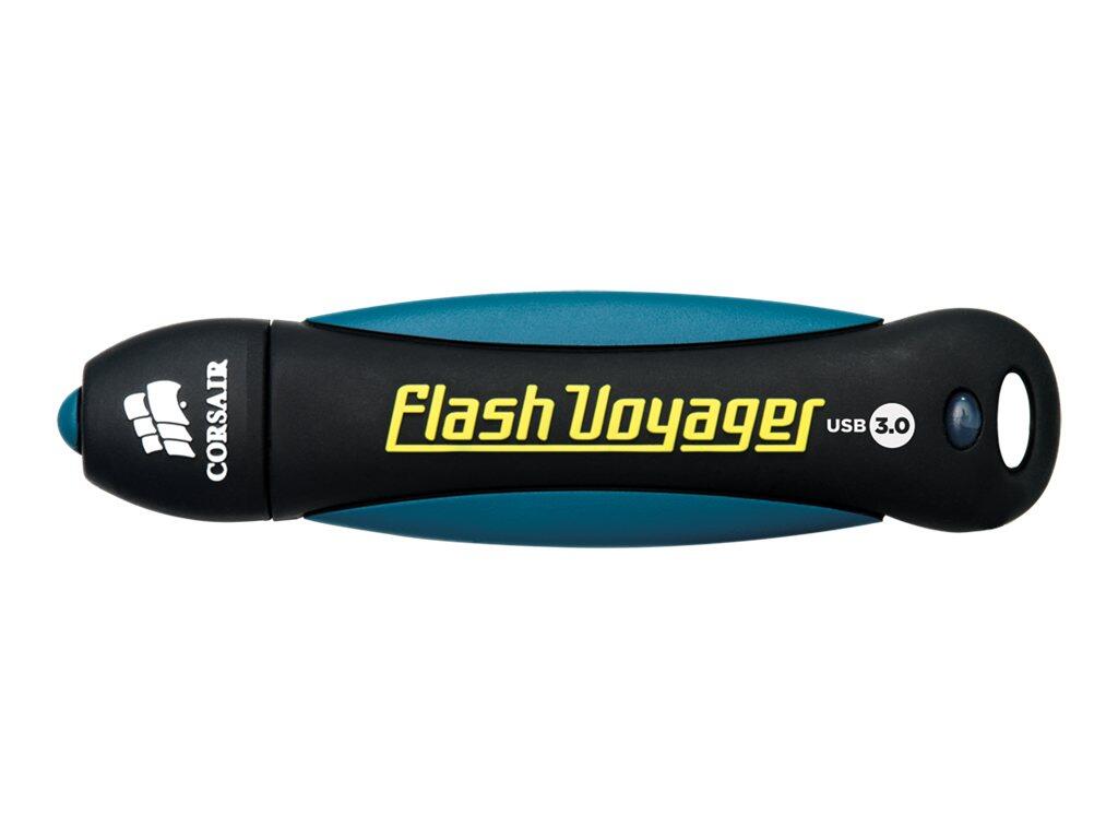 Clé USB Corsair Voyager 64 Go USB Type-A 3.2 Gen 1 (3.1 Gen 1), Noir, Bleu