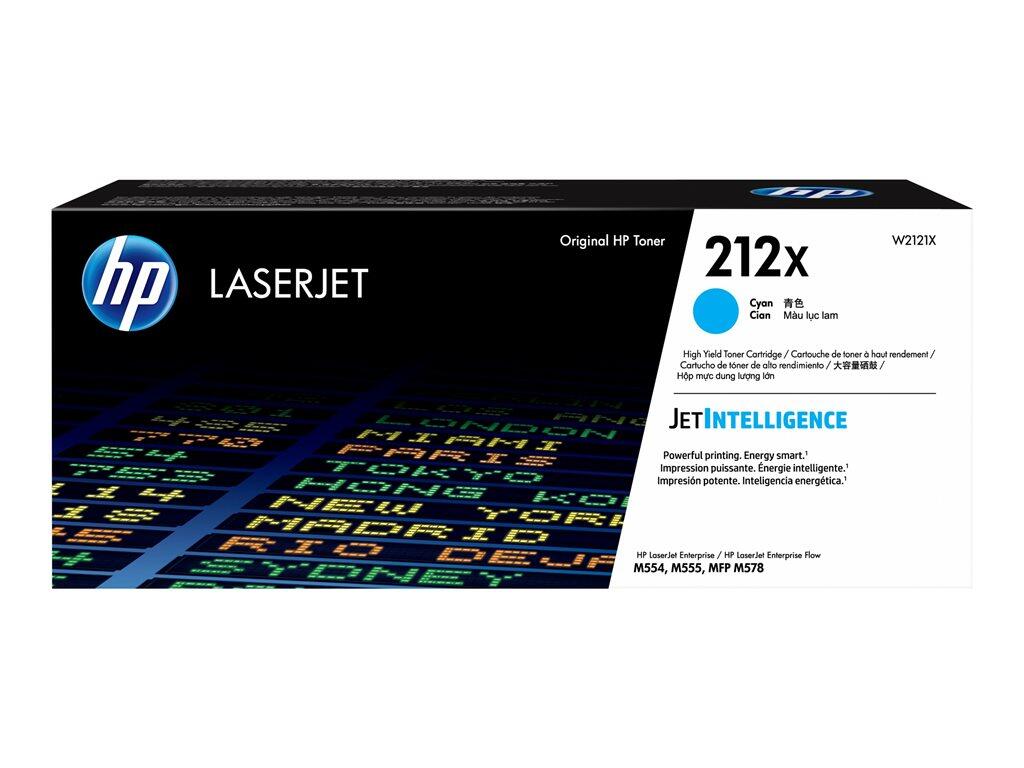 Cartouche de toner HP Original 212X - cyan (W2121X)