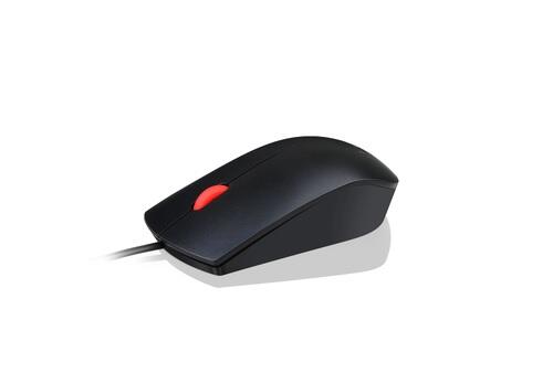 Souris optique USB Lenovo 1600 DPI ambidextre noire