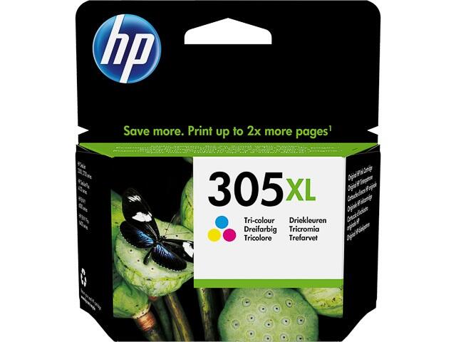 Cartouche HP Original 305XL – cyan, magenta, jaune (3YM63AE)
