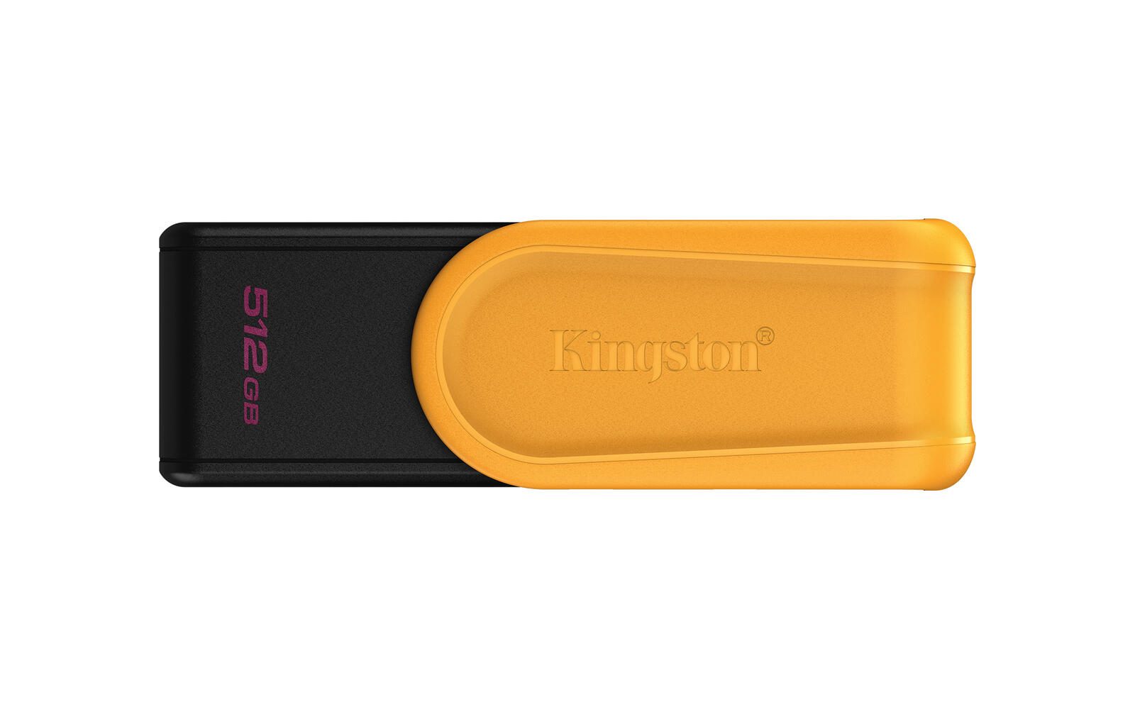 Clé USB Kingston DataTraveler Exodia S - 512 Go, USB Type-A 3.2 Gen 1 (3.1 Gen 1), noir et jaune