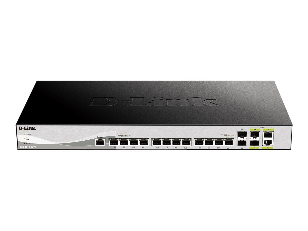 D-Link DXS-1210-16TC/E, Commutateur géré intelligent 10G 16 ports