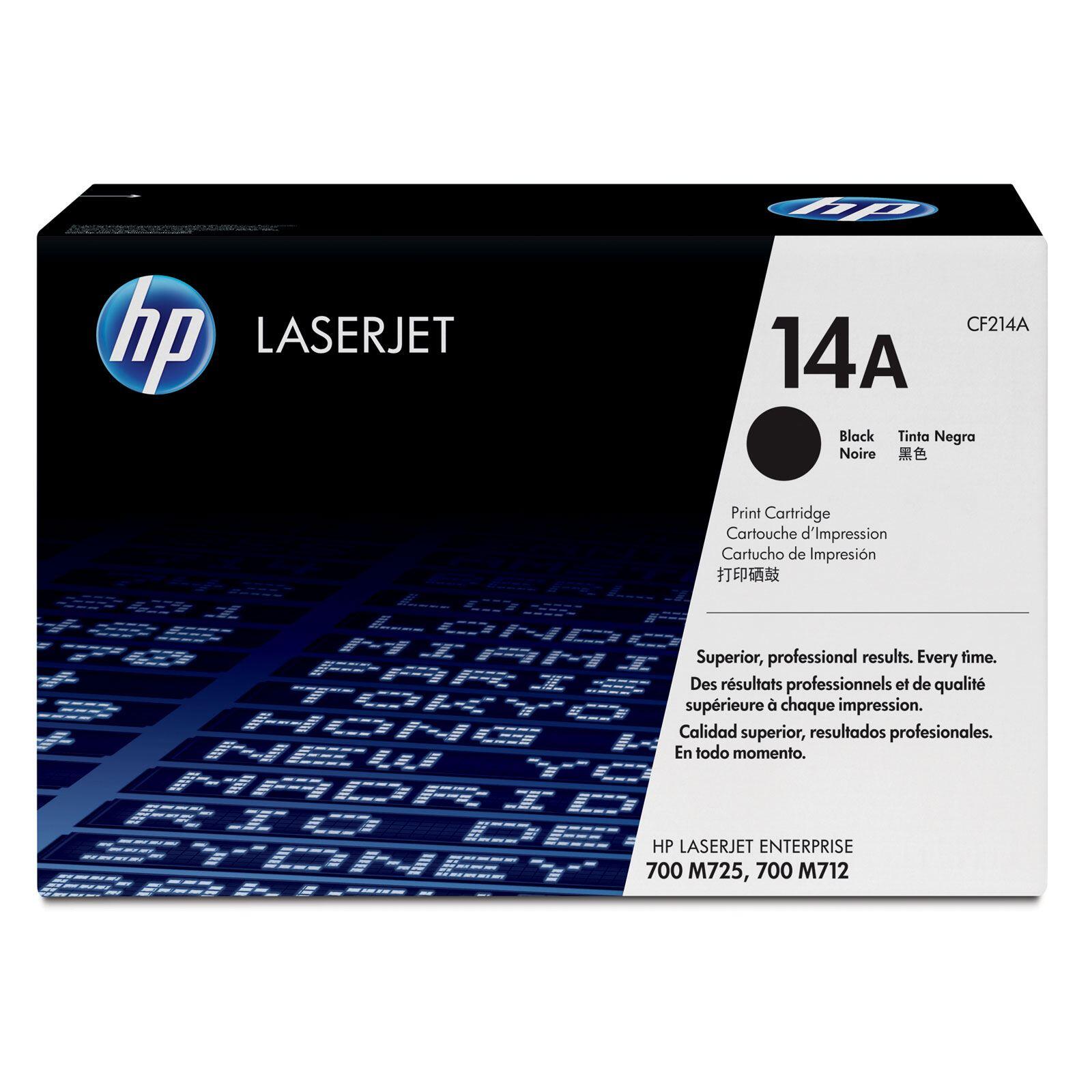 Cartouche de toner noir HP Original 14A 10 000 pages (CF214A)
