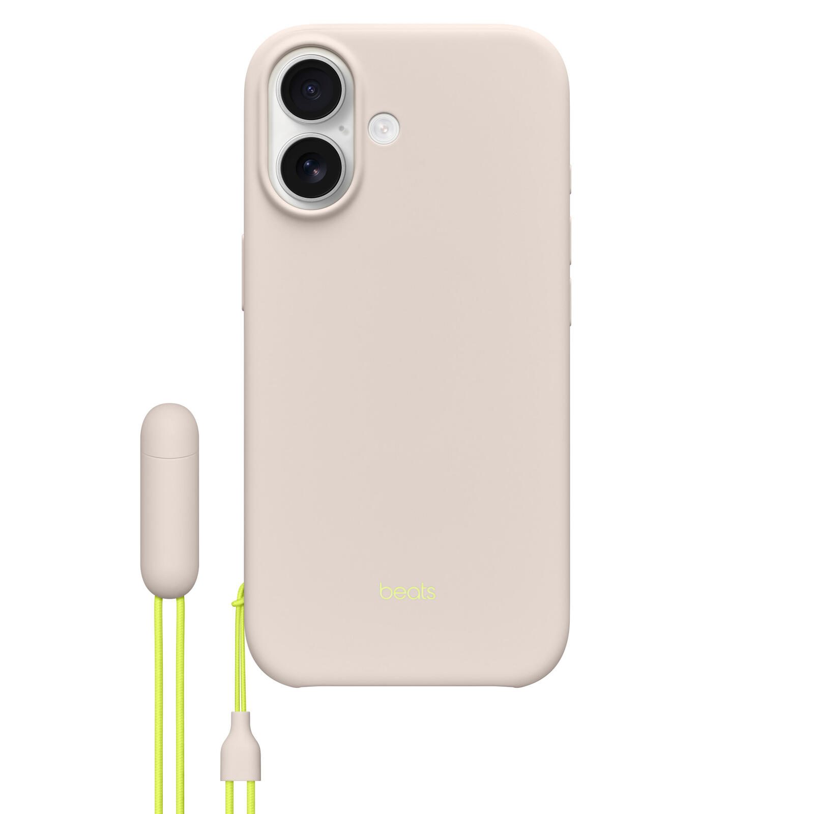 Coque iPhone 17 Beats Kickstand avec MagSafe (Pierre de chaux)