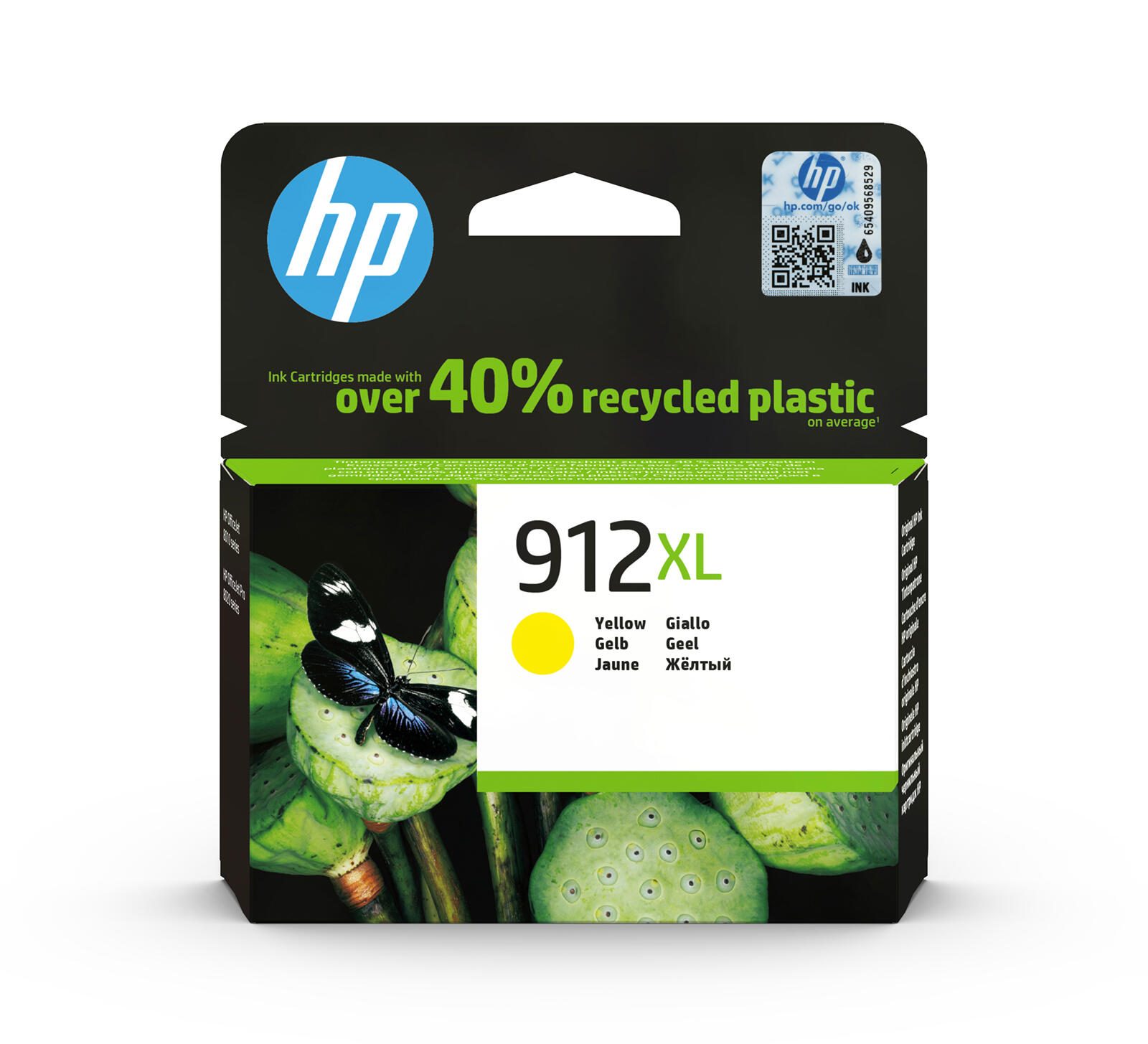 Cartouche HP Original 912XL - Jaune (3YL83AE)