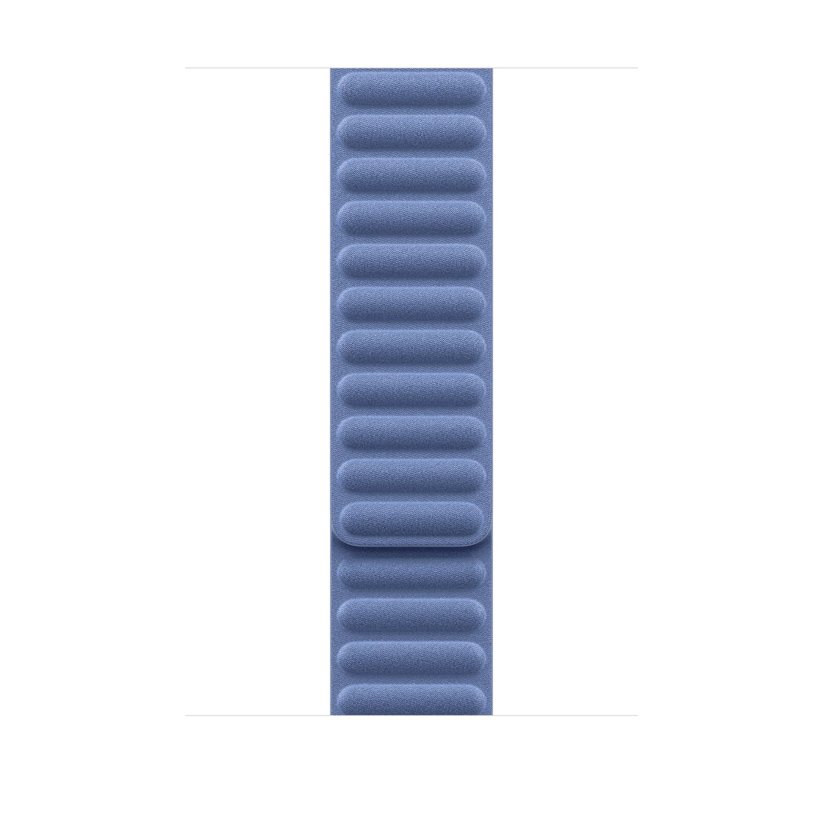 Bracelet Apple Watch 46 mm Hyacinthe Bleu avec fermeture magnétique - M/L