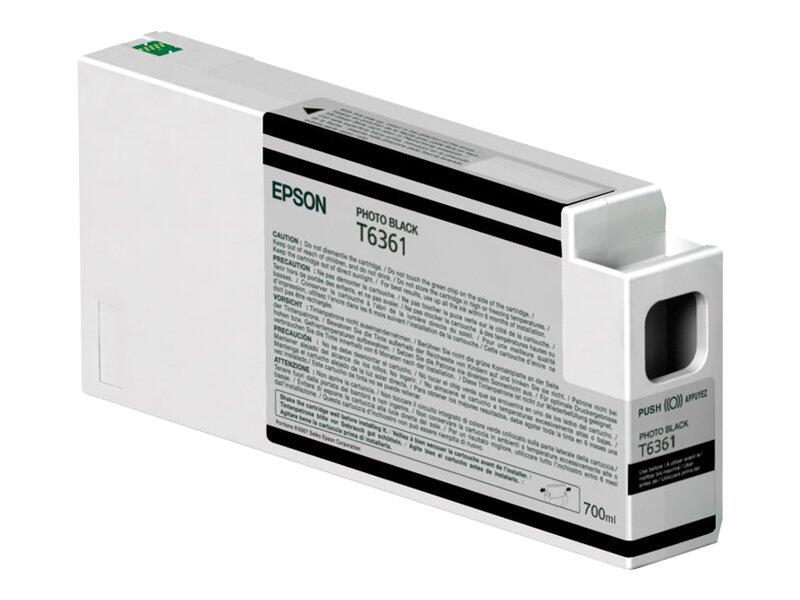 Cartouche d'encre Epson Original UltraChrome HDR noire 700 ml (C13T636100)