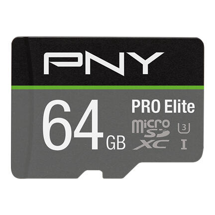 Carte microSDXC PNY PRO Elite 64 Go avec adaptateur SD