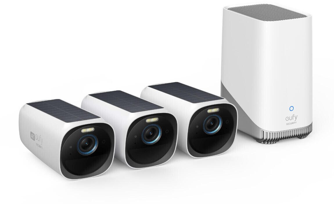 eufy Security S330 eufyCam 3, Pack de 3 caméras