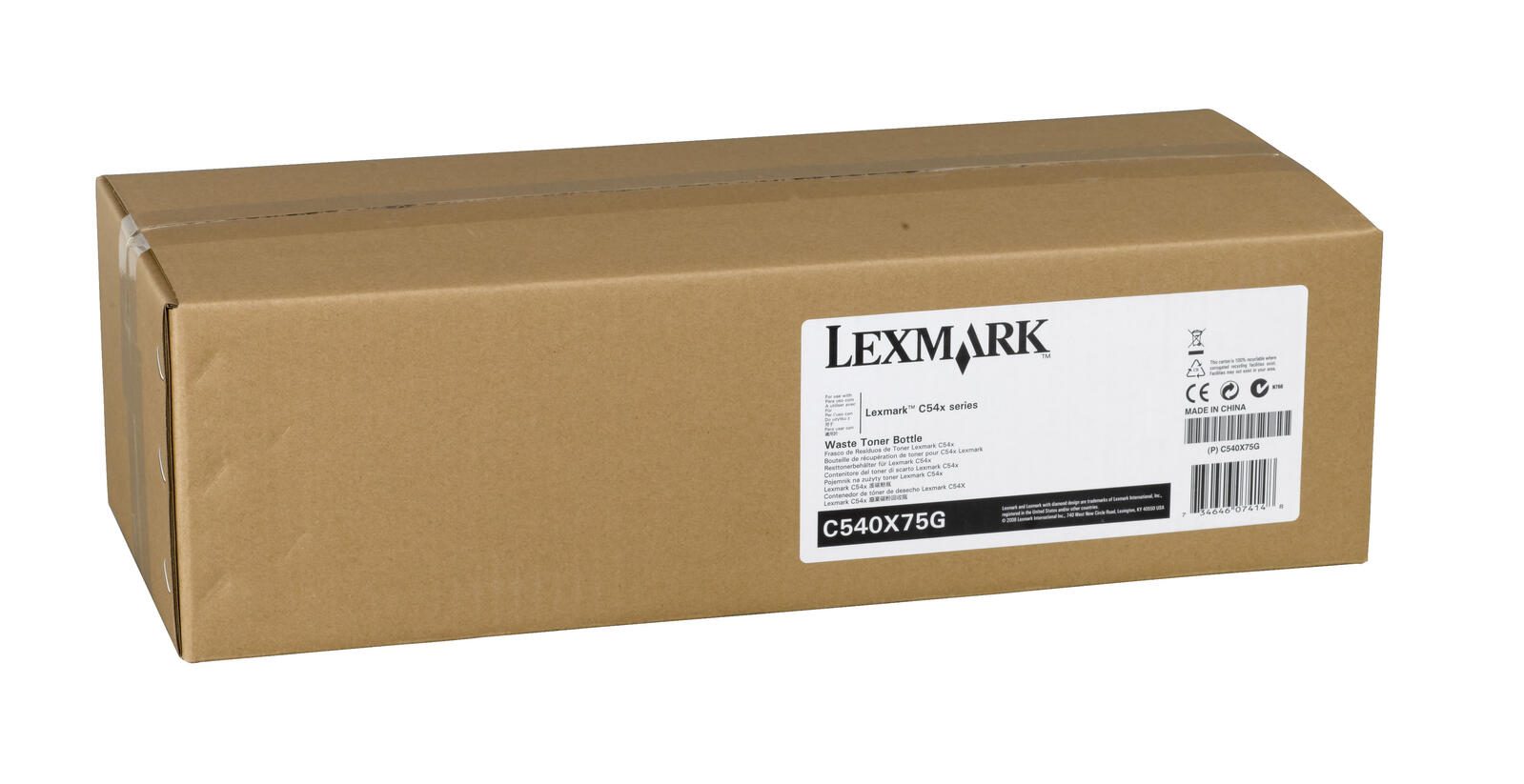 Cartouche de récupération de toner Lexmark d'origine 18 000 pages (C540X75G) pour CS310dn/n, C540n, CX410de/dte, X544dn/dtn