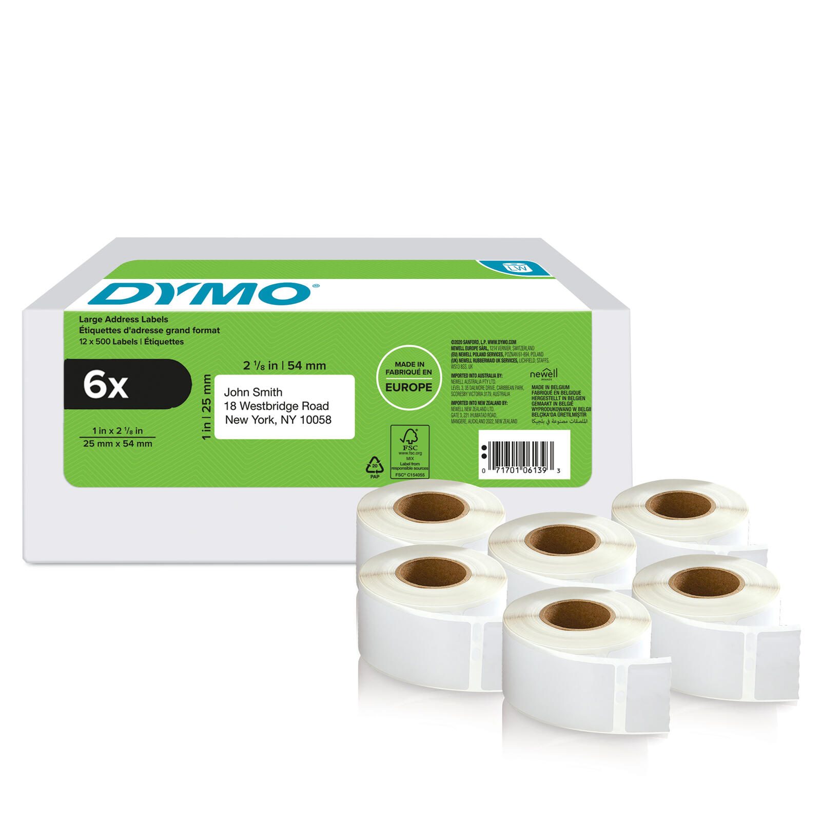 Newell Brands DYMO Étiquette originale DYLW25X54MM#2177564