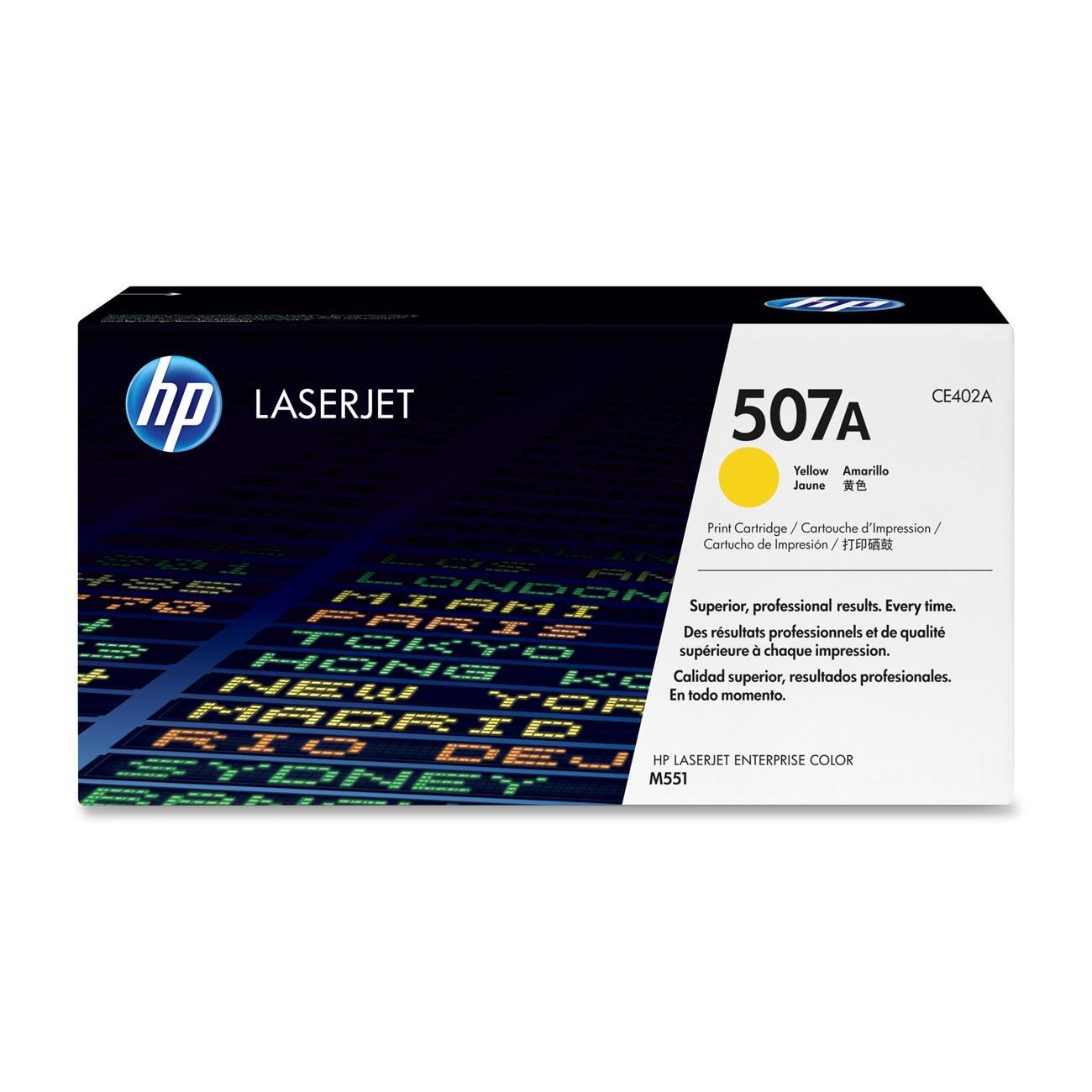 Cartouche de toner HP Original 507A jaune 6 000 pages (CE402A)