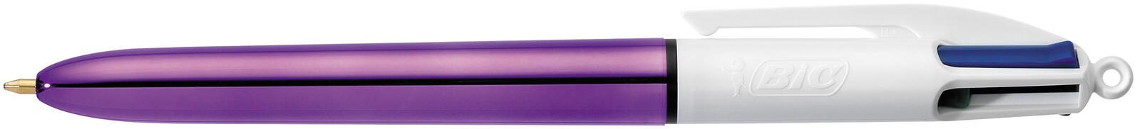 Stylo à bille 4 couleurs BIC® 0,4 mm Multicolore 1 boîte = 12 pièces — lot de 12 pièces