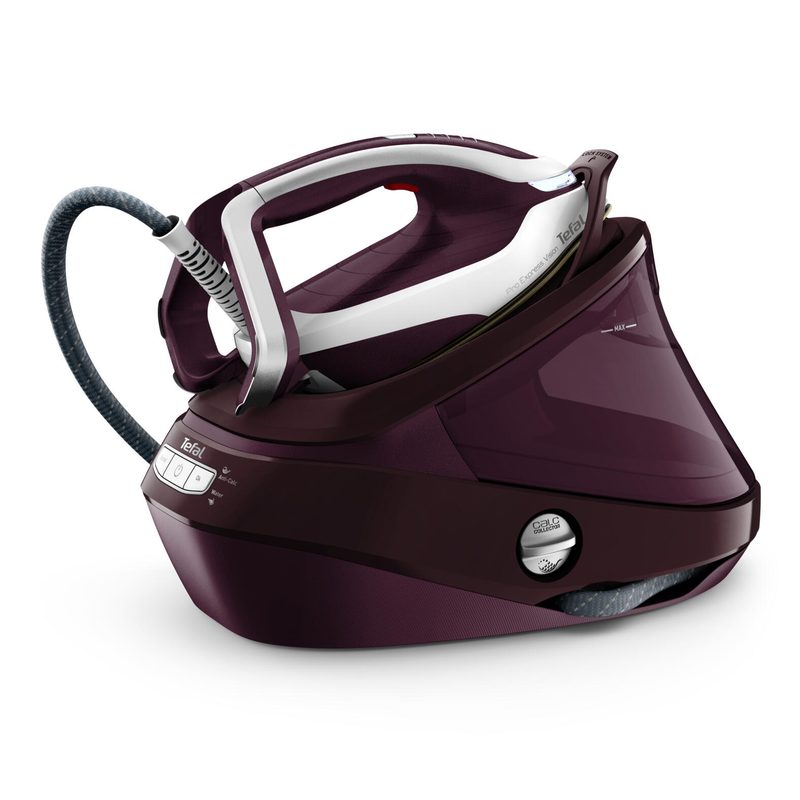 Fer à repasser vapeur Tefal Pro Express Vision GV9810, rouge foncé/blanc