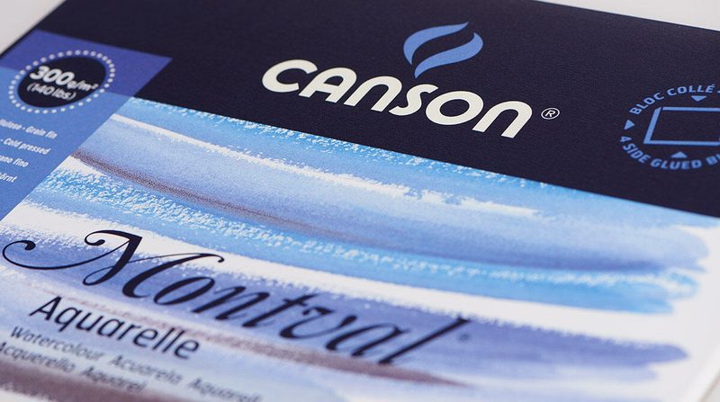 Bloc aquarelle Canson Montval A3 300 g/m² blanc - 12 feuilles